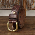 Ceinture en Cuir pour Homme Modèle Curtis - La Ceinturerie
