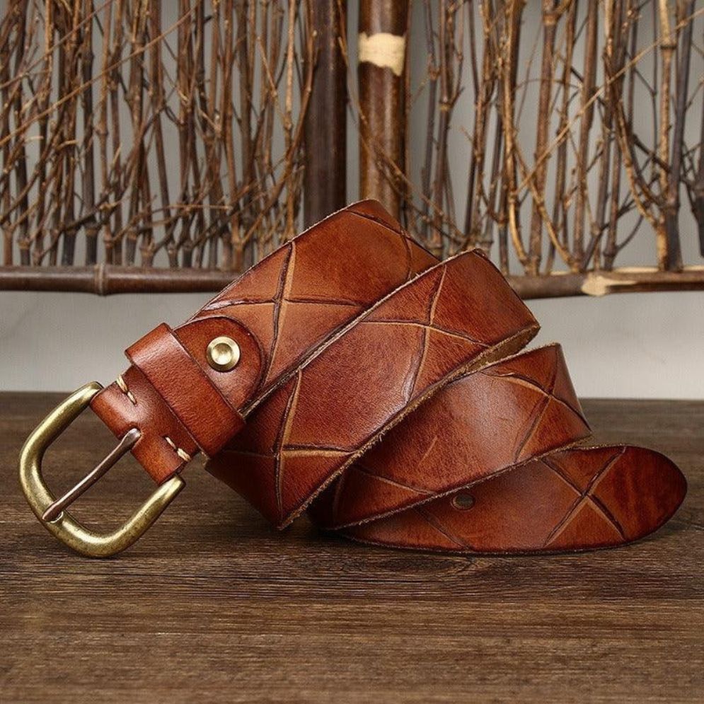 Ceinture en Cuir pour Homme Modèle Curtis - La Ceinturerie
