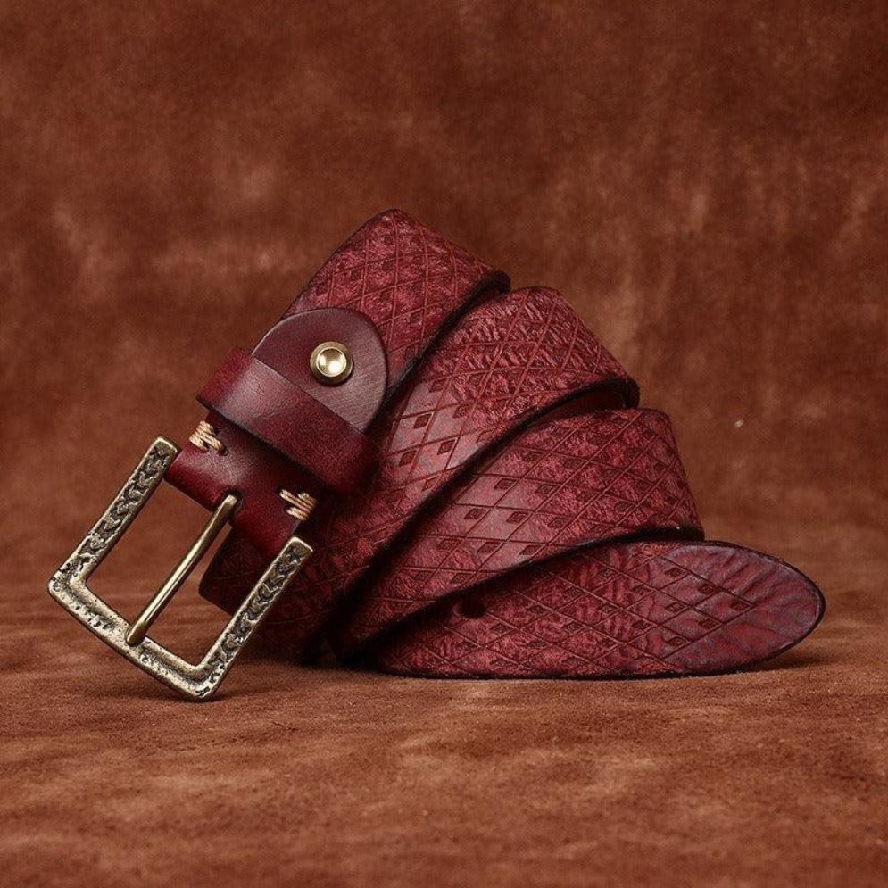 Ceinture en Cuir pour Homme Modèle Irakli - La Ceinturerie
