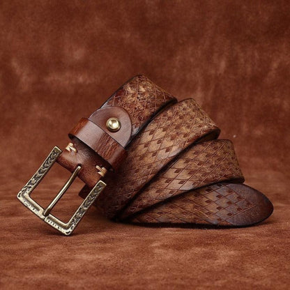 Ceinture en Cuir pour Homme Modèle Irakli - La Ceinturerie
