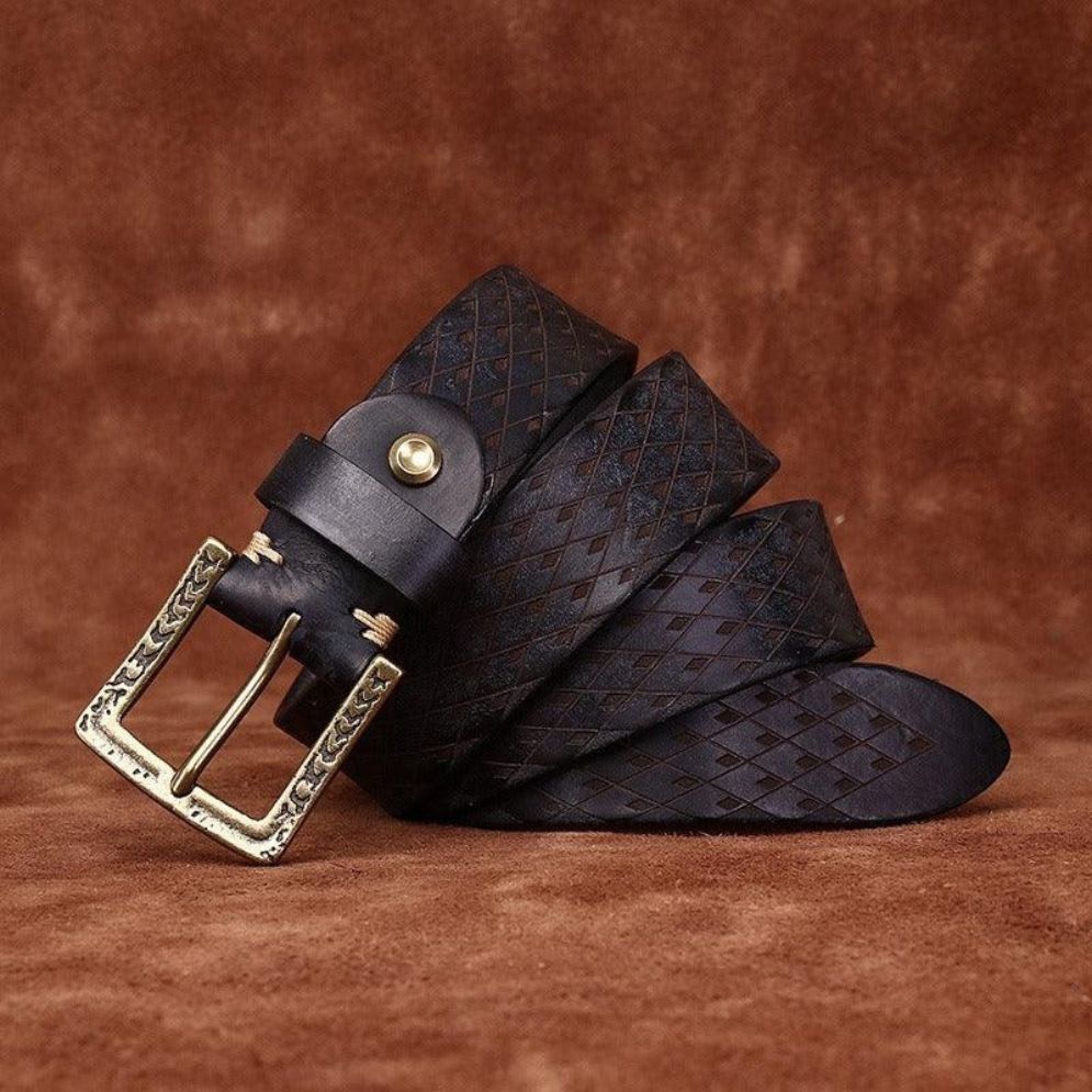 Ceinture en Cuir pour Homme Modèle Irakli - La Ceinturerie
