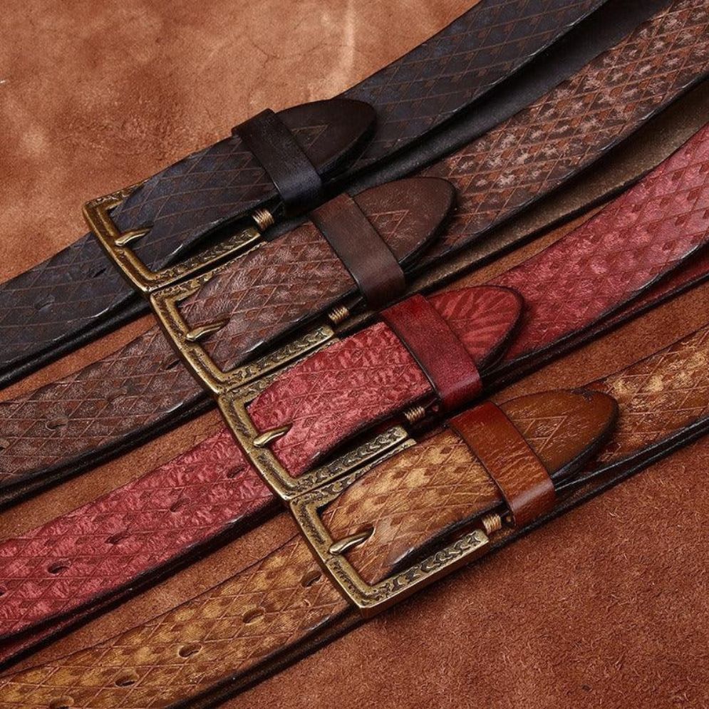 Ceinture en Cuir pour Homme Modèle Irakli - La Ceinturerie
