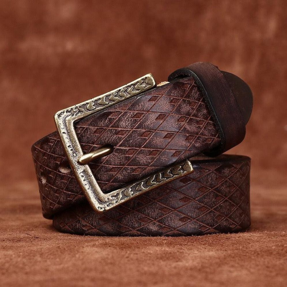 Ceinture en Cuir pour Homme Modèle Irakli - La Ceinturerie
