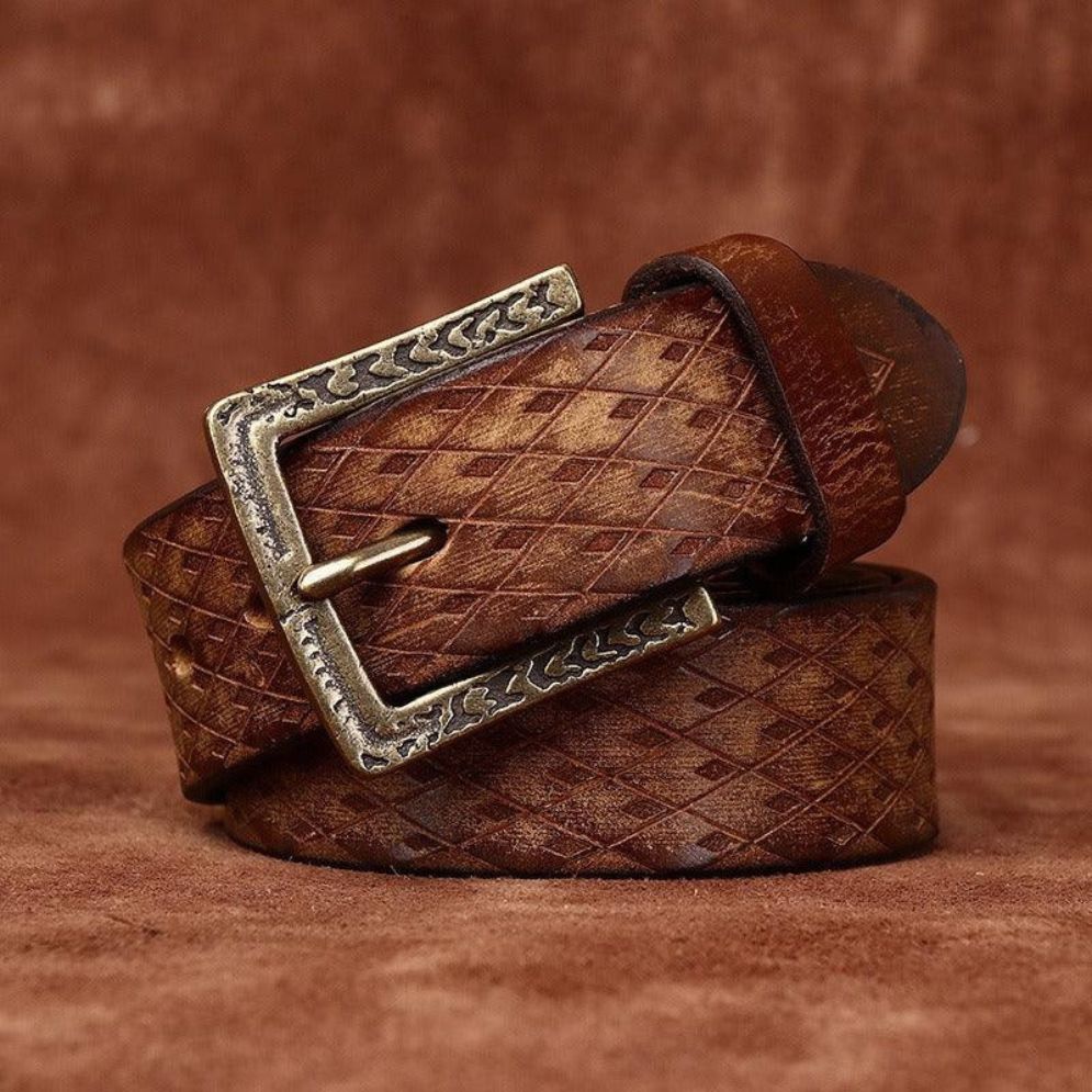 Ceinture en Cuir pour Homme Modèle Irakli - La Ceinturerie
