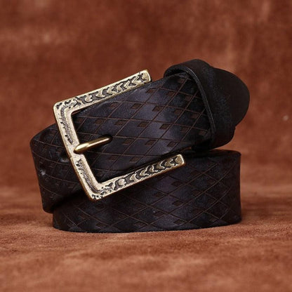 Ceinture en Cuir pour Homme Modèle Irakli - La Ceinturerie
