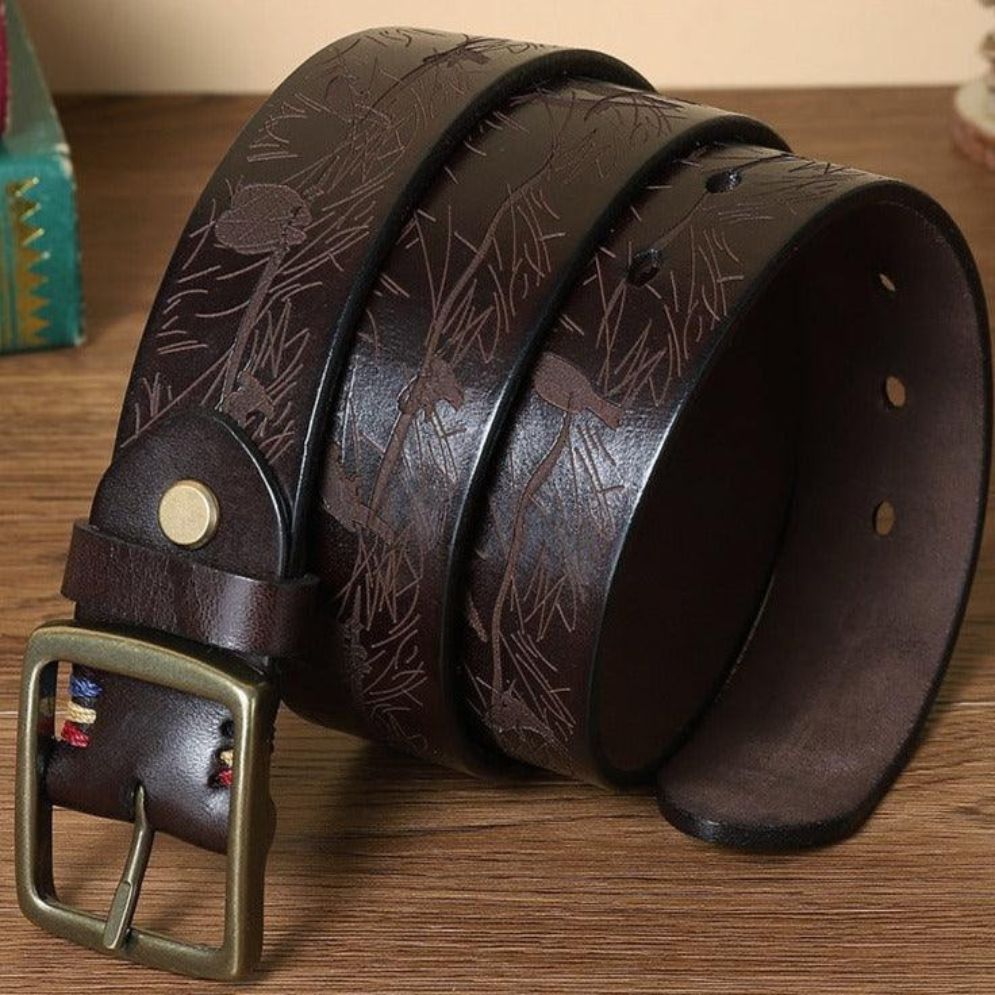 Ceinture en Cuir pour Homme Modèle Josh - La Ceinturerie

