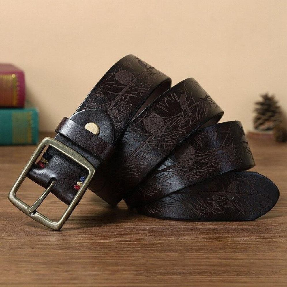 Ceinture en Cuir pour Homme Modèle Josh - La Ceinturerie
