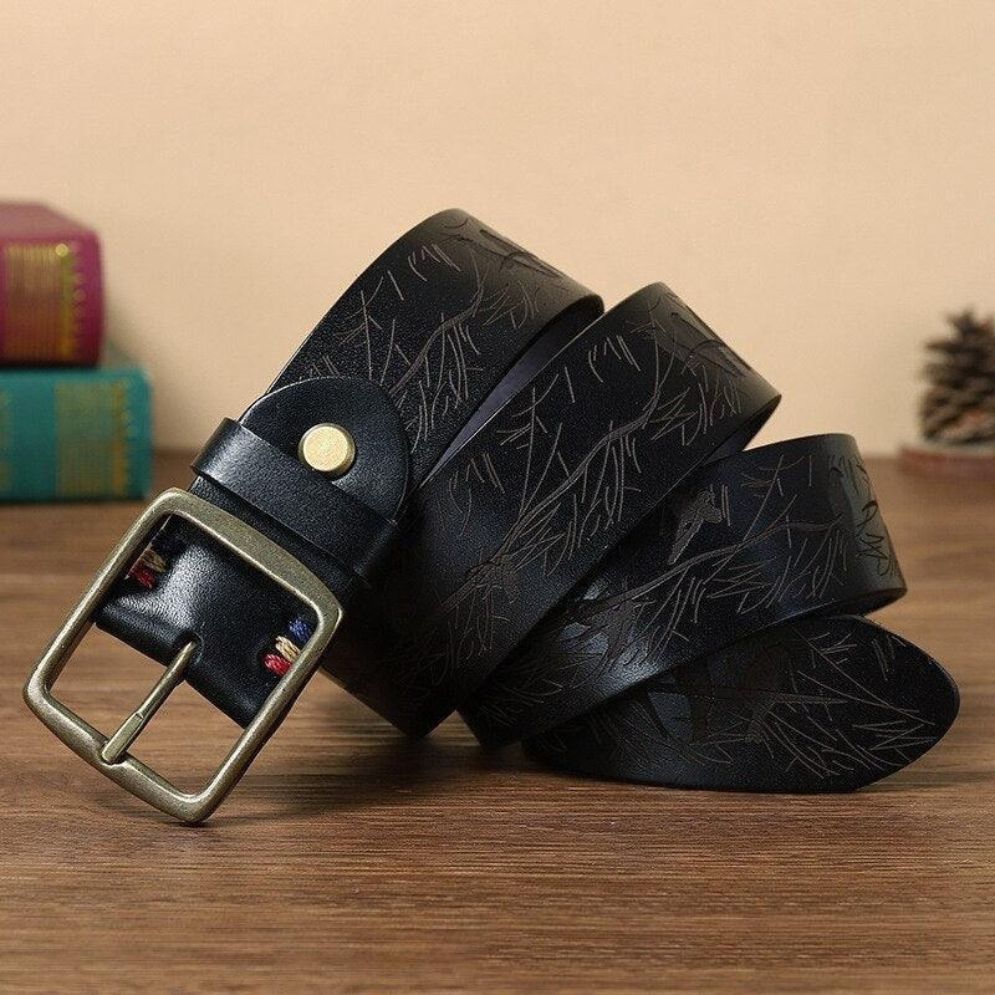 Ceinture en Cuir pour Homme Modèle Josh - La Ceinturerie
