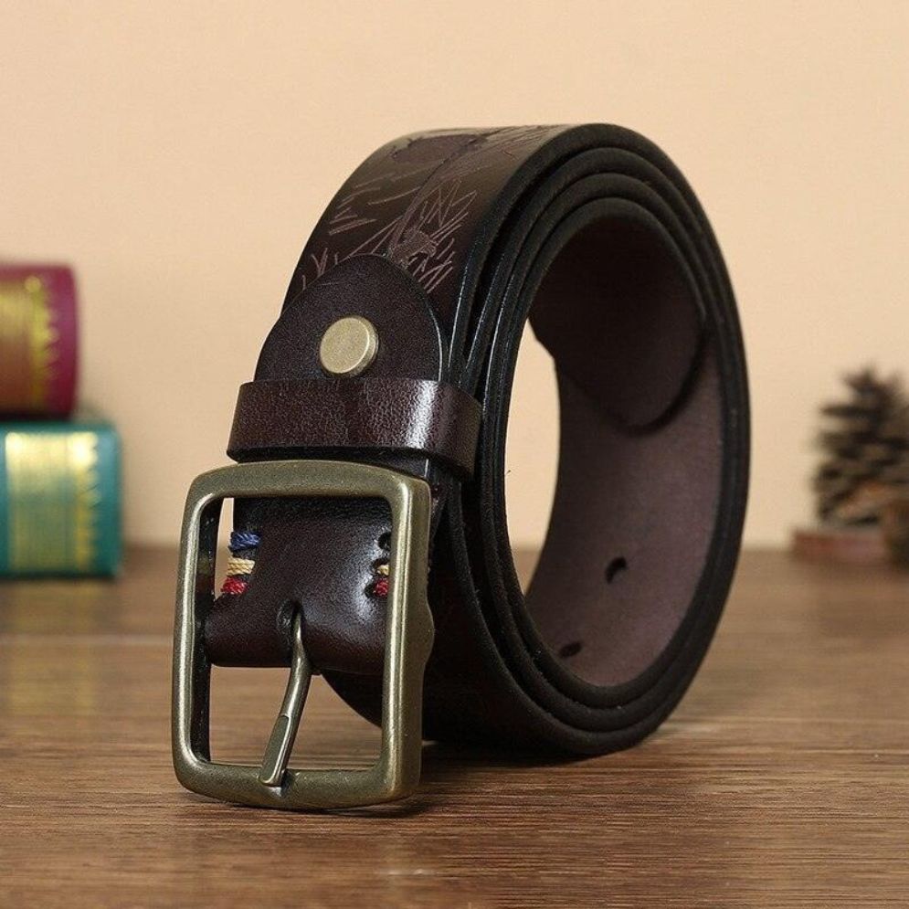 Ceinture en Cuir pour Homme Modèle Josh - La Ceinturerie
