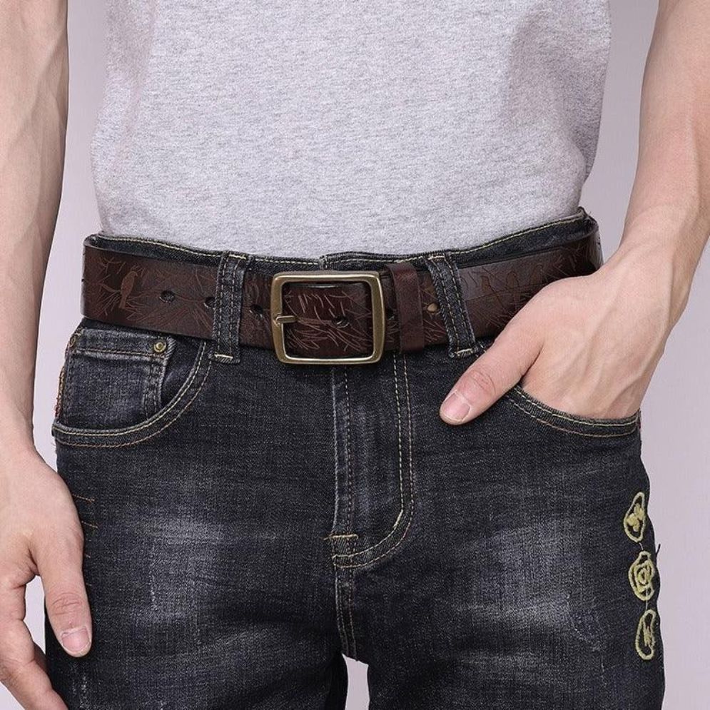 Ceinture en Cuir pour Homme Modèle Josh - La Ceinturerie
