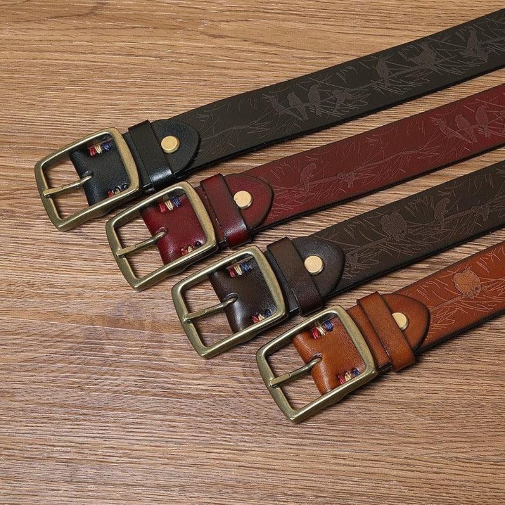 Ceinture en Cuir pour Homme Modèle Josh - La Ceinturerie
