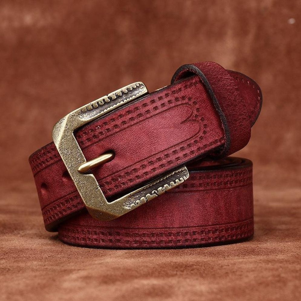 Ceinture en Cuir pour Homme Modèle Paka - La Ceinturerie
