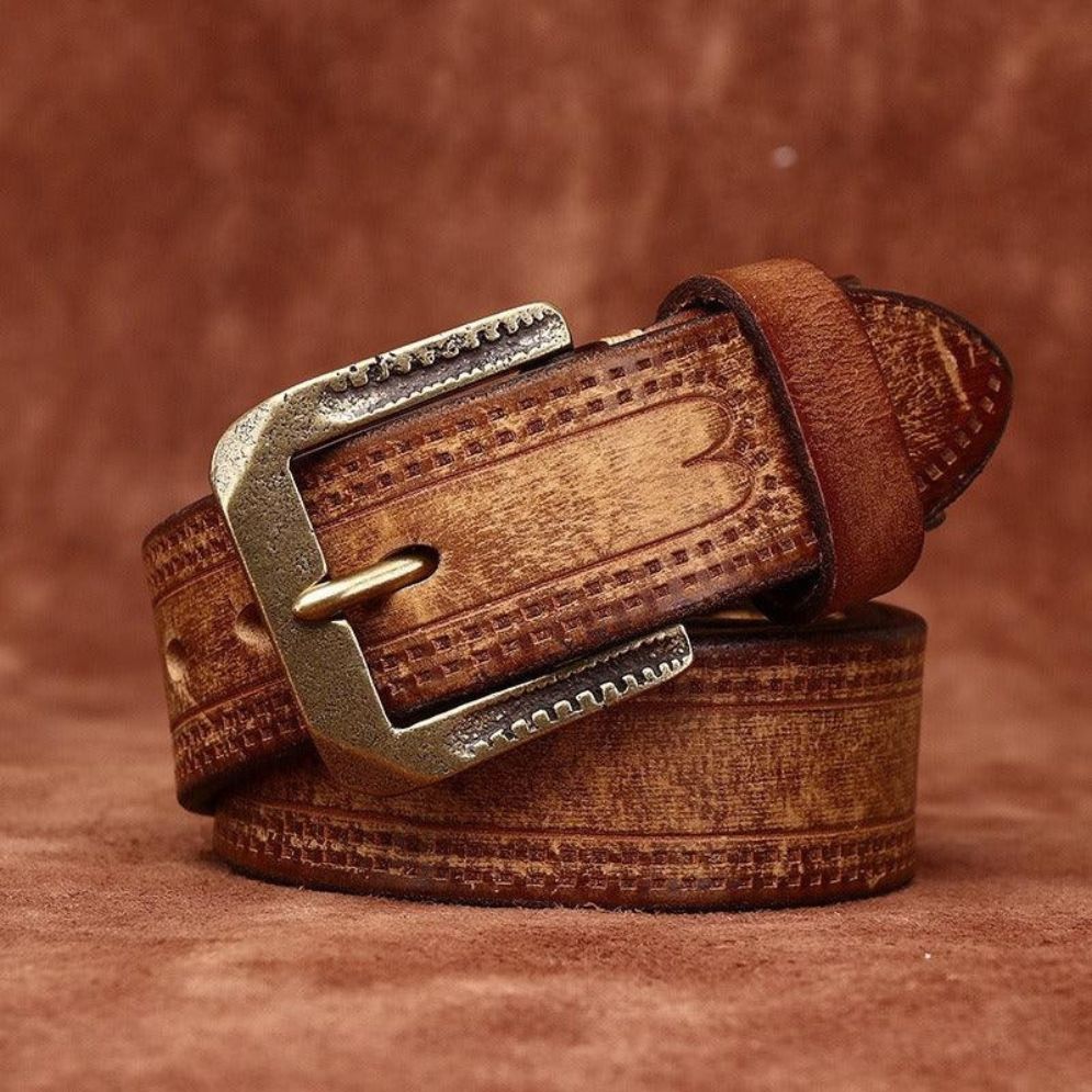 Ceinture en Cuir pour Homme Modèle Paka - La Ceinturerie
