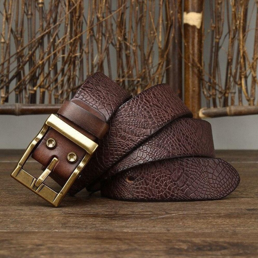 Ceinture en Cuir pour Homme Modèle Ravil - La Ceinturerie