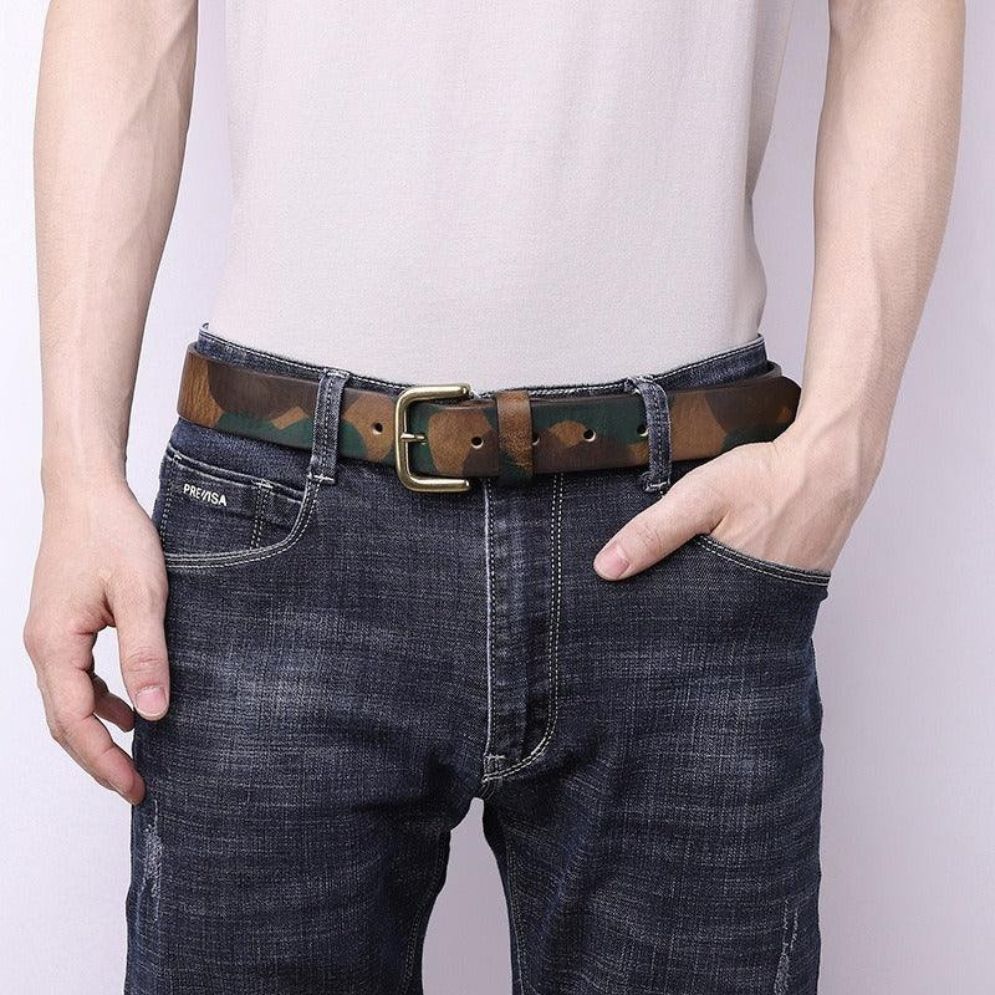 Ceinture en Cuir pour Homme Modèle Reece - La Ceinturerie