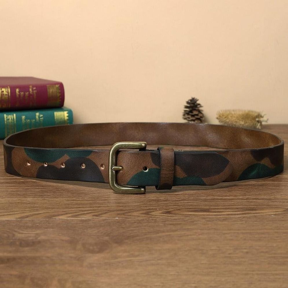 Ceinture en Cuir pour Homme Modèle Reece - La Ceinturerie