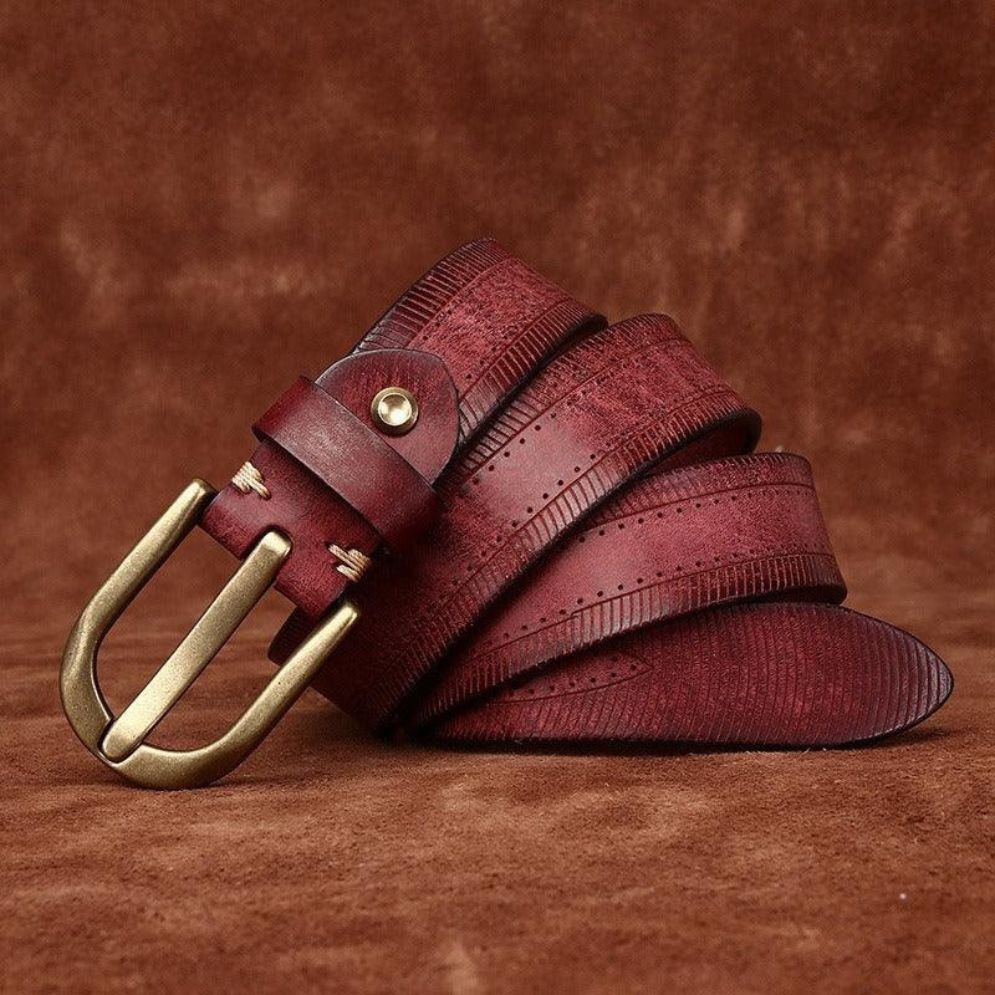 Ceinture en Cuir pour Homme Modèle Rohan - La Ceinturerie
