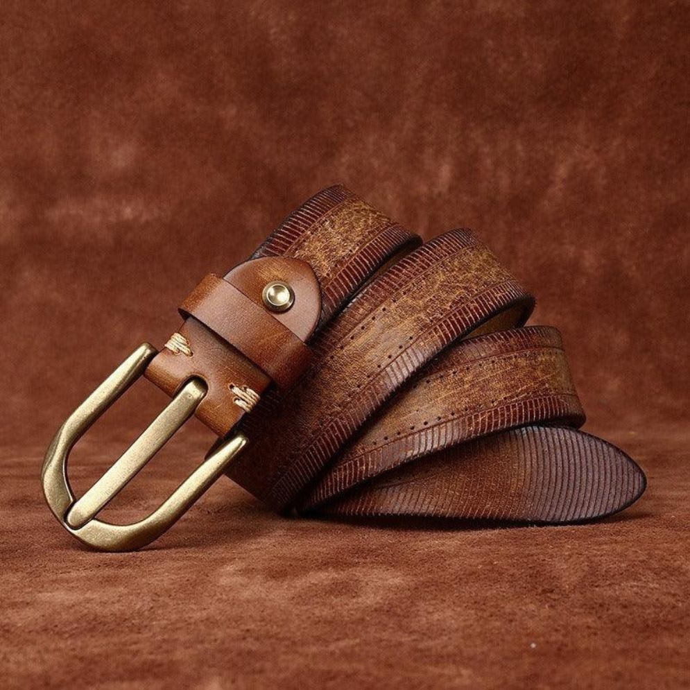 Ceinture en Cuir pour Homme Modèle Rohan - La Ceinturerie
