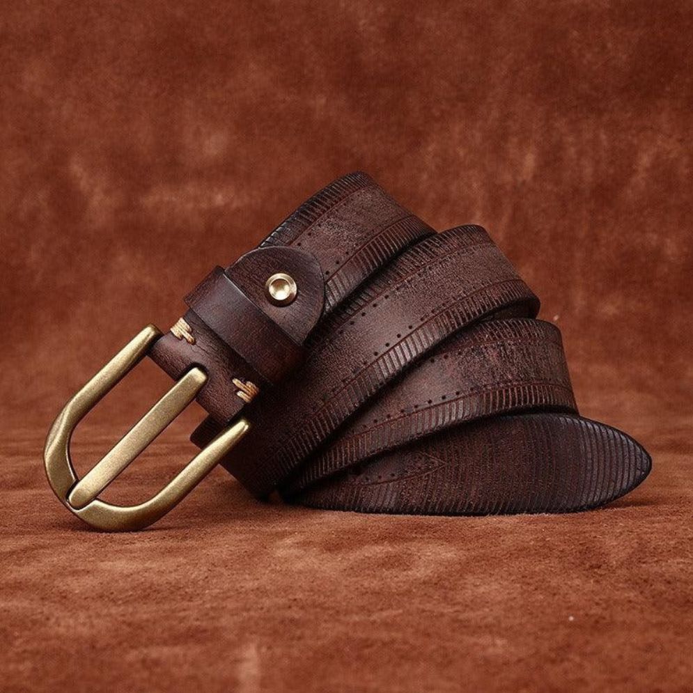 Ceinture en Cuir pour Homme Modèle Rohan - La Ceinturerie
