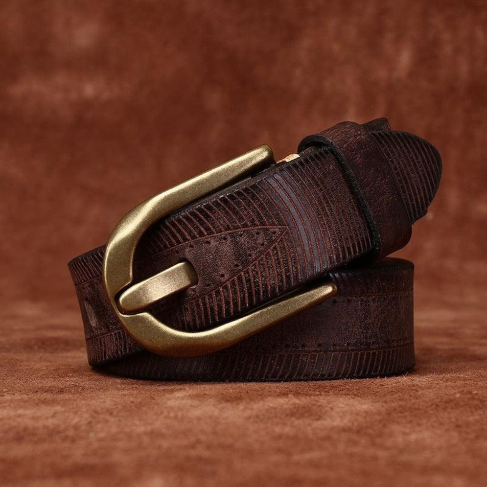 Ceinture en Cuir pour Homme Modèle Rohan - La Ceinturerie
