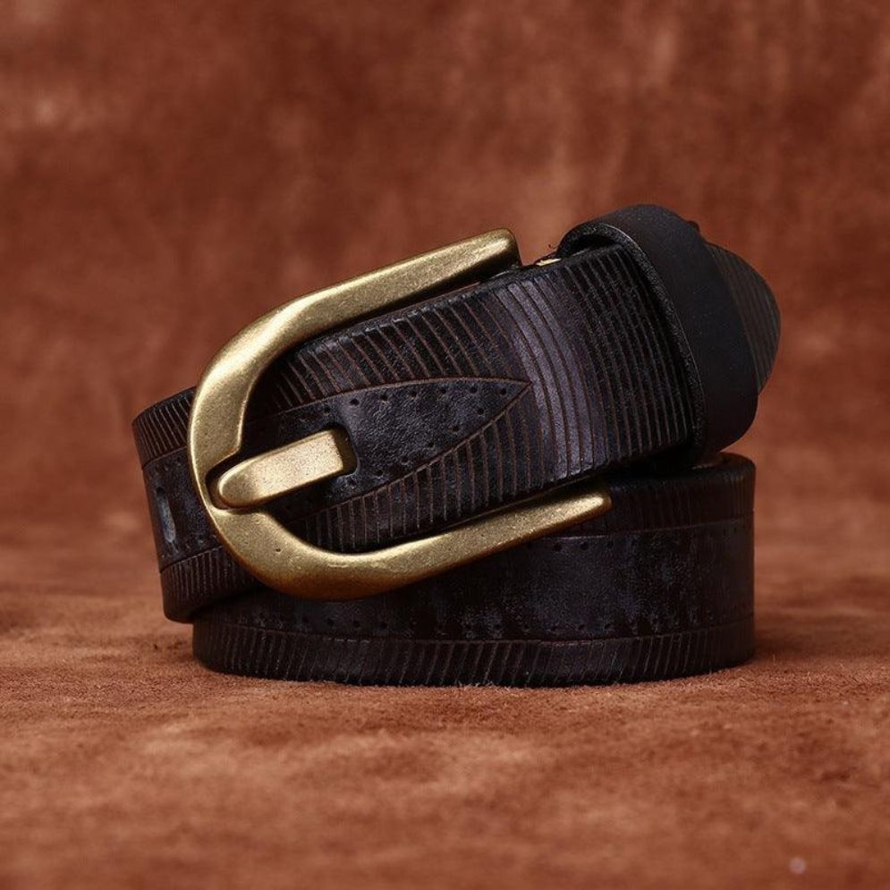 Ceinture en Cuir pour Homme Modèle Rohan - La Ceinturerie
