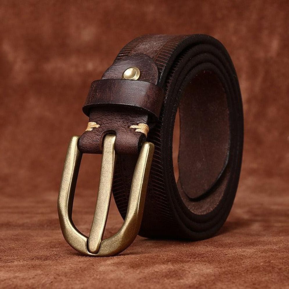 Ceinture en Cuir pour Homme Modèle Rohan - La Ceinturerie
