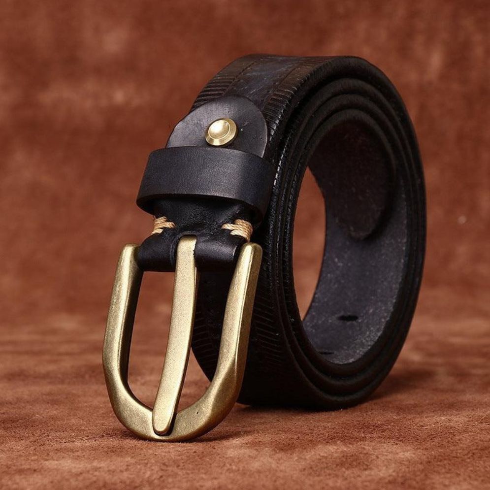Ceinture en Cuir pour Homme Modèle Rohan - La Ceinturerie
