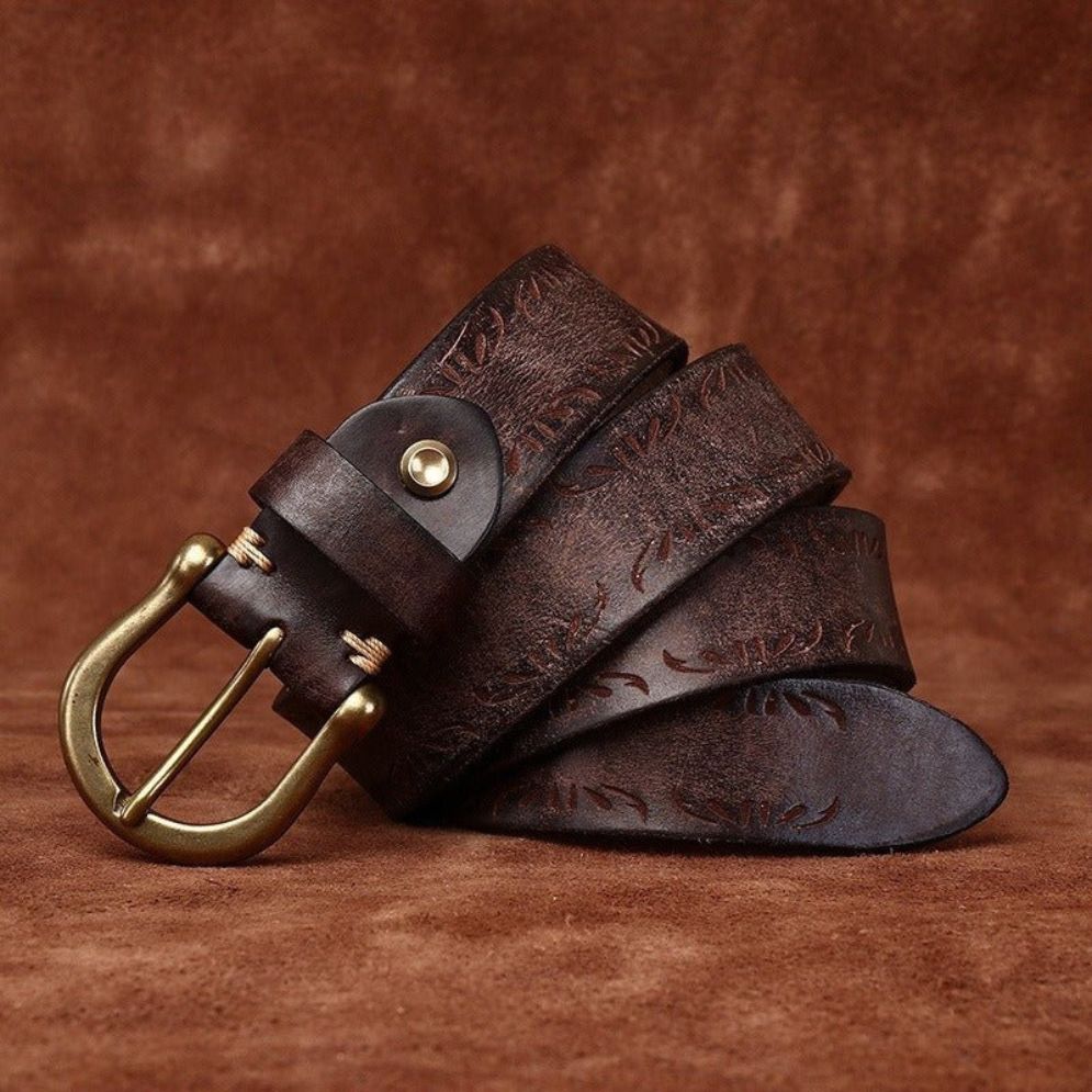 Ceinture en Cuir pour Homme Modèle Sylmare - La Ceinturerie