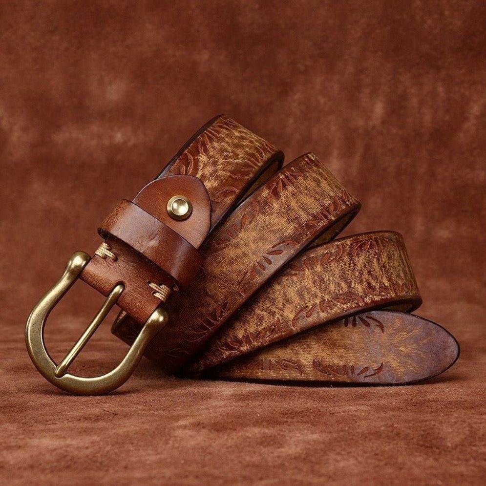 Ceinture en Cuir pour Homme Modèle Sylmare - La Ceinturerie