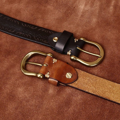Ceinture en Cuir pour Homme Modèle Sylmare - La Ceinturerie