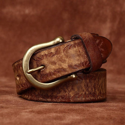 Ceinture en Cuir pour Homme Modèle Sylmare - La Ceinturerie