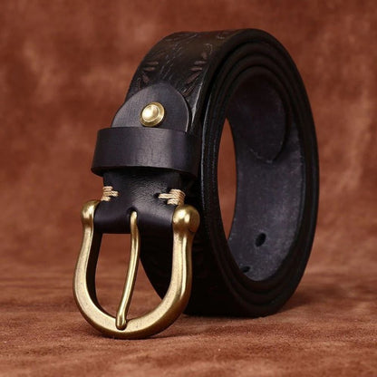 Ceinture en Cuir pour Homme Modèle Sylmare - La Ceinturerie