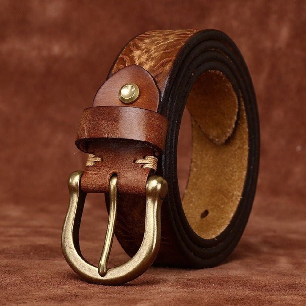 Ceinture en Cuir pour Homme Modèle Sylmare - La Ceinturerie