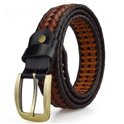 Ceinture En Cuir Texturé Pour Femme