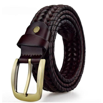 Ceinture En Cuir Texturé Pour Femme