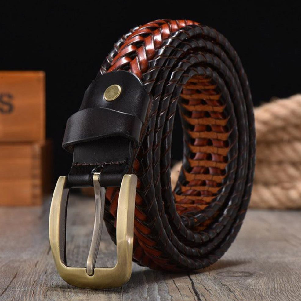 Ceinture En Cuir Texturé Pour Femme - La Ceinturerie