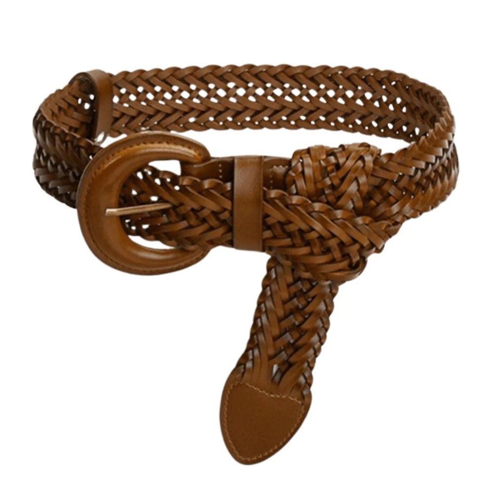 Ceinture en Cuir Tressée Modèle Vavea - La Ceinturerie
