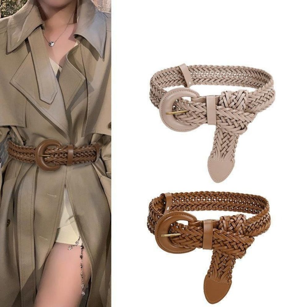 Ceinture en Cuir Tressée Modèle Vavea - La Ceinturerie