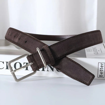 Ceinture Cuir Véritable Populaire Mixte Modèle Yerik - La Ceinturerie
