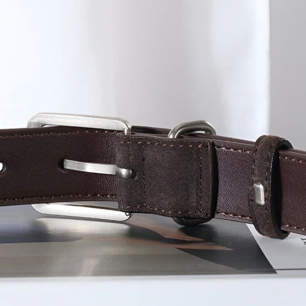 Ceinture Cuir Véritable Populaire Mixte Modèle Yerik - La Ceinturerie