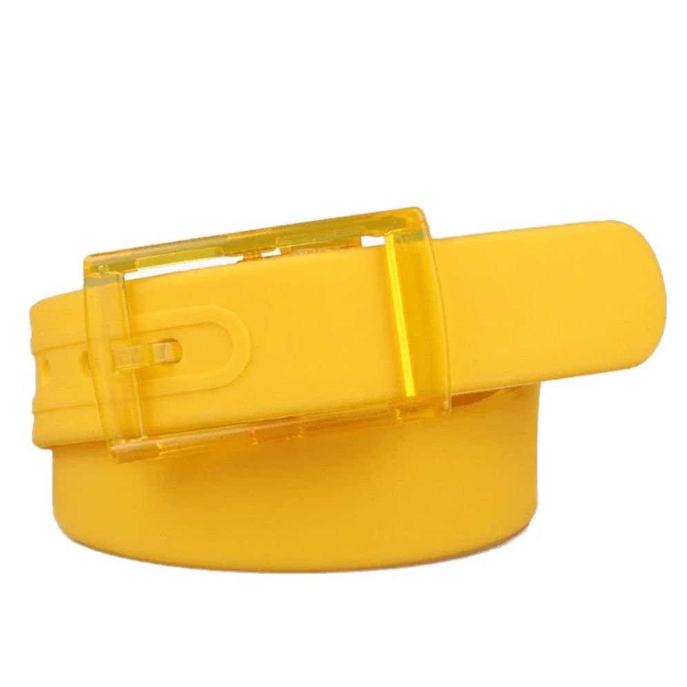 Ceinture en Silicone Idéale pour L’aéroport Jaune
