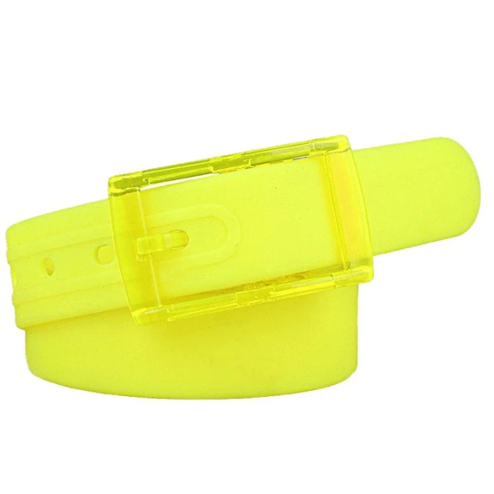 Ceinture en Silicone Idéale pour L’aéroport Jaune fluo
