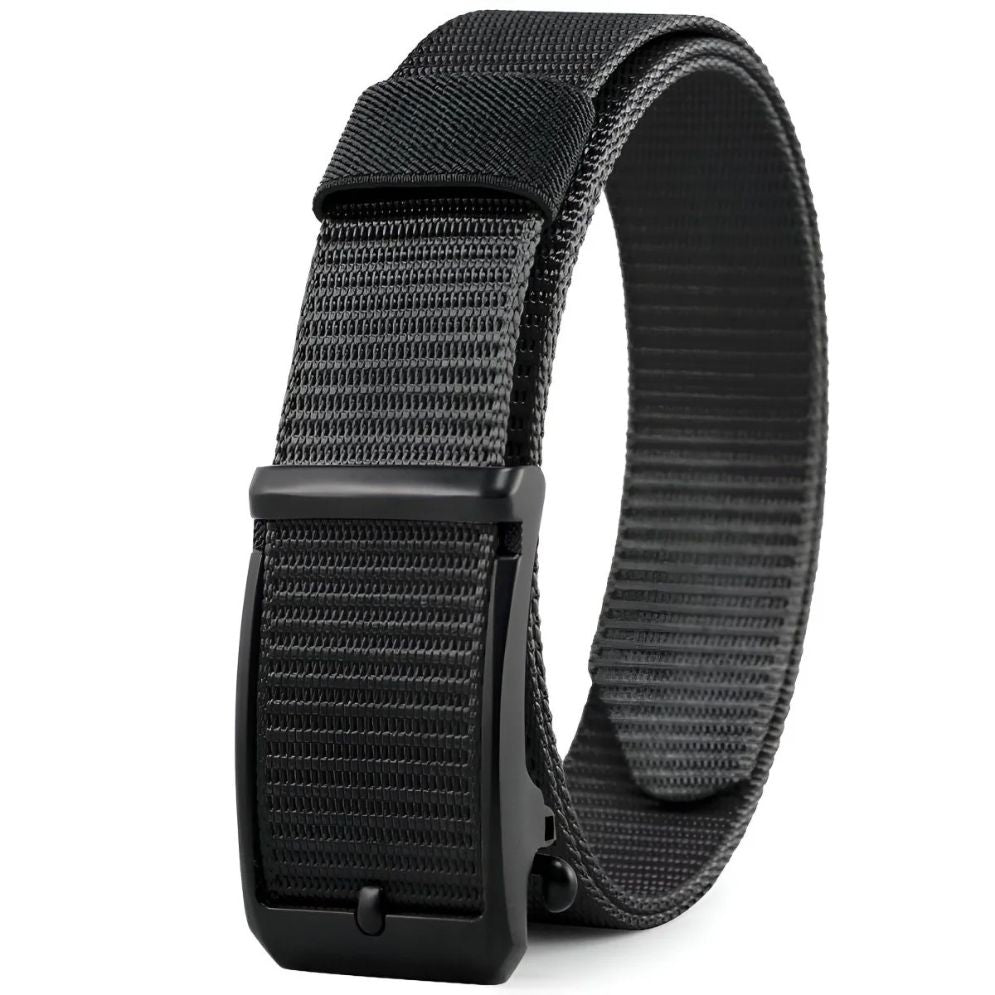 Ceinture Toile Homme Boucle Automatique Modèle Amit - La Ceinturerie