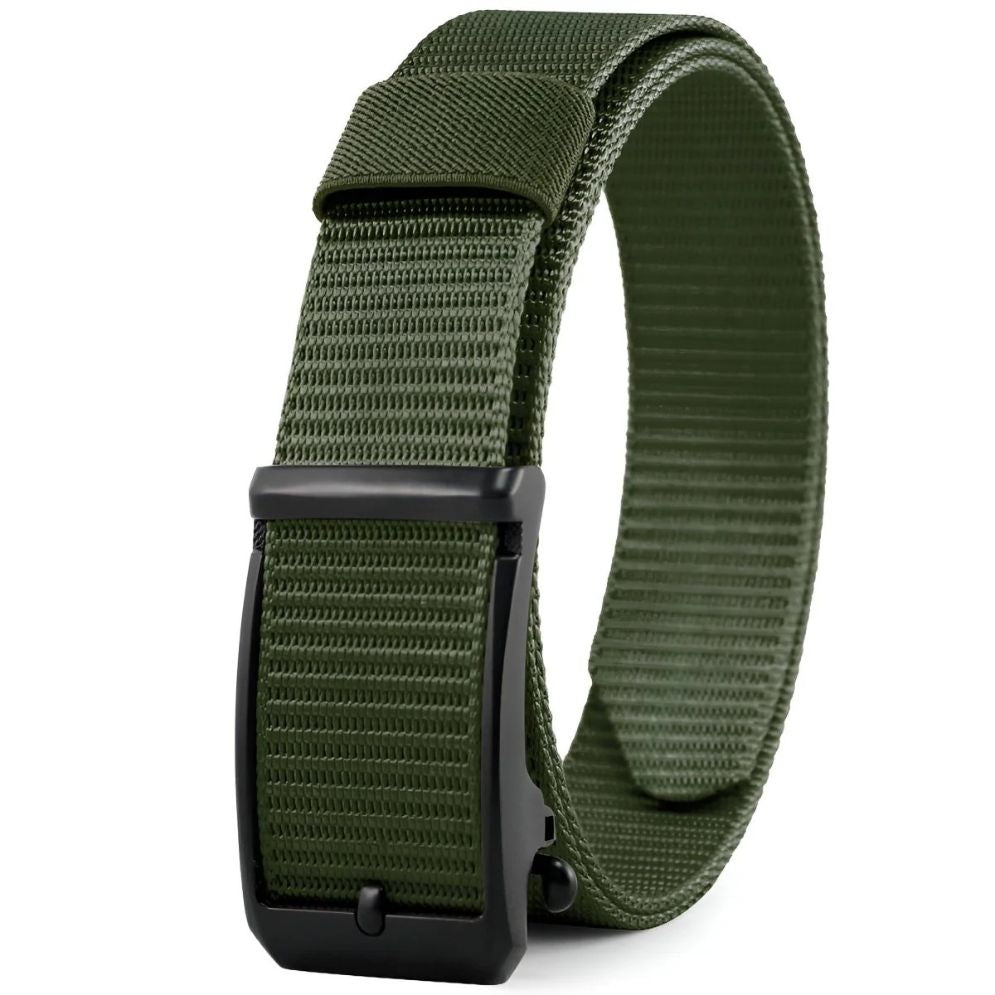 Ceinture Toile Homme Boucle Automatique Modèle Amit - La Ceinturerie