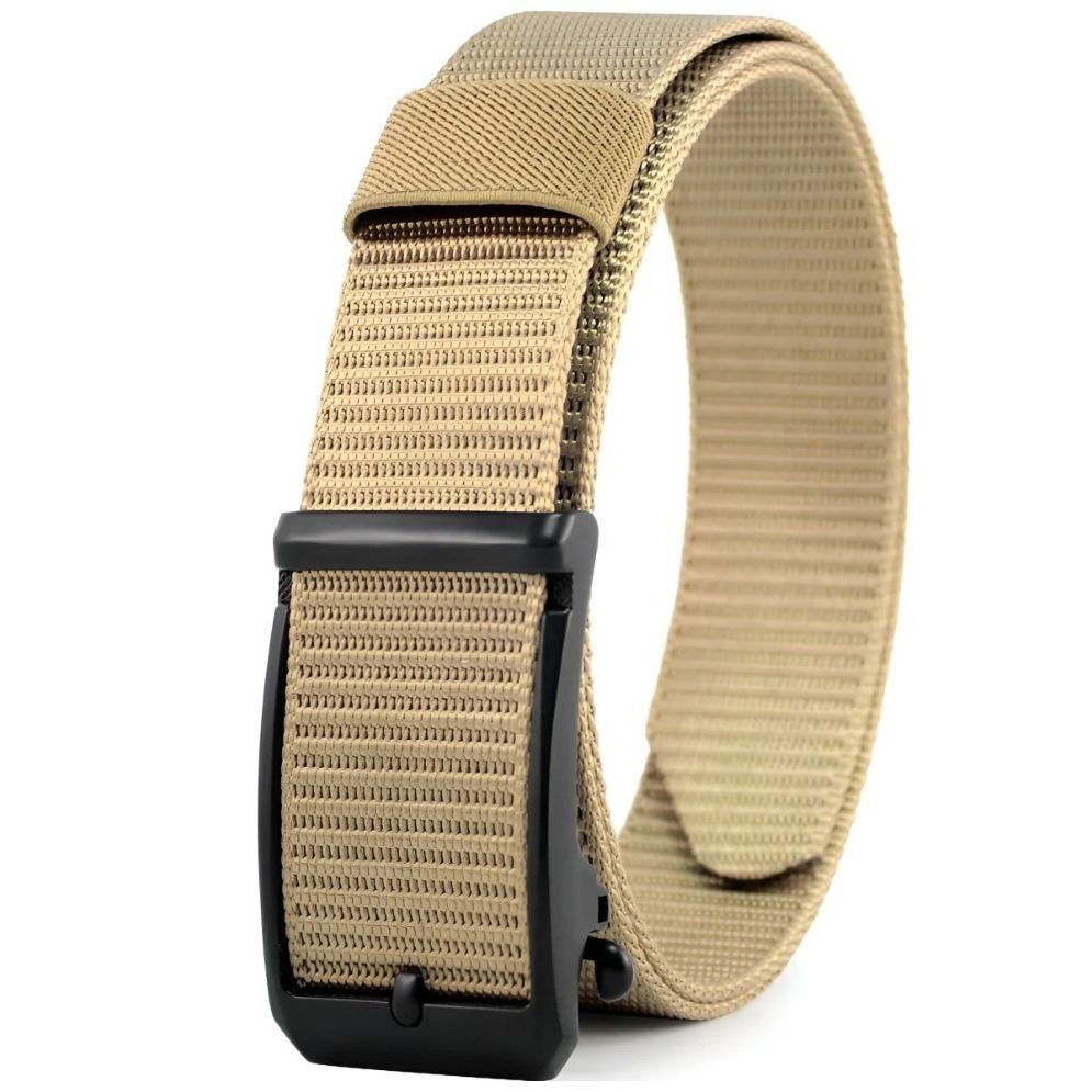 Ceinture Toile Homme Boucle Automatique Modèle Amit - La Ceinturerie