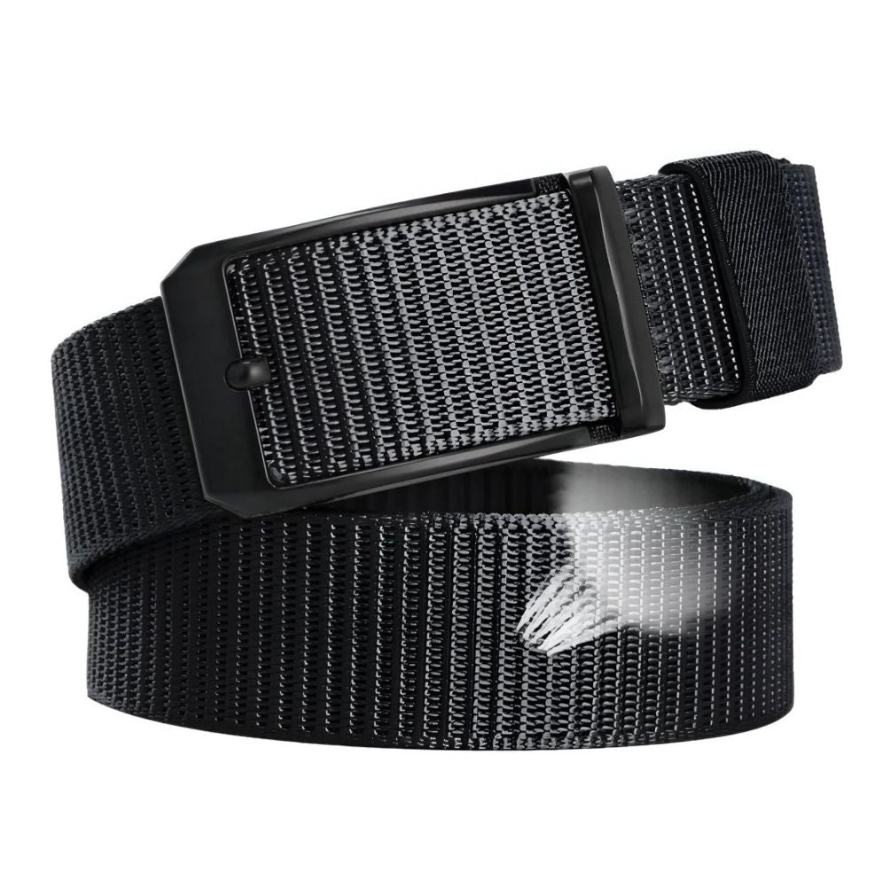Ceinture Toile Homme Boucle Automatique Modèle Amit - La Ceinturerie