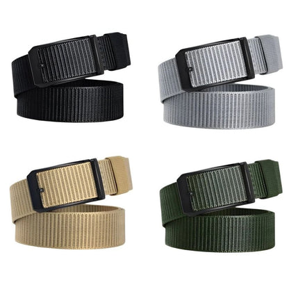 Ceinture Toile Homme Boucle Automatique Modèle Amit - La Ceinturerie