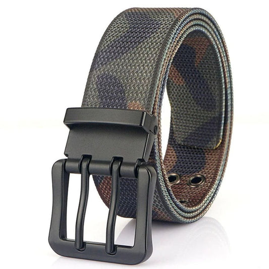 Ceinture Toile Nylon à Double Ardillon Modèle Ketill - La Ceinturerie
