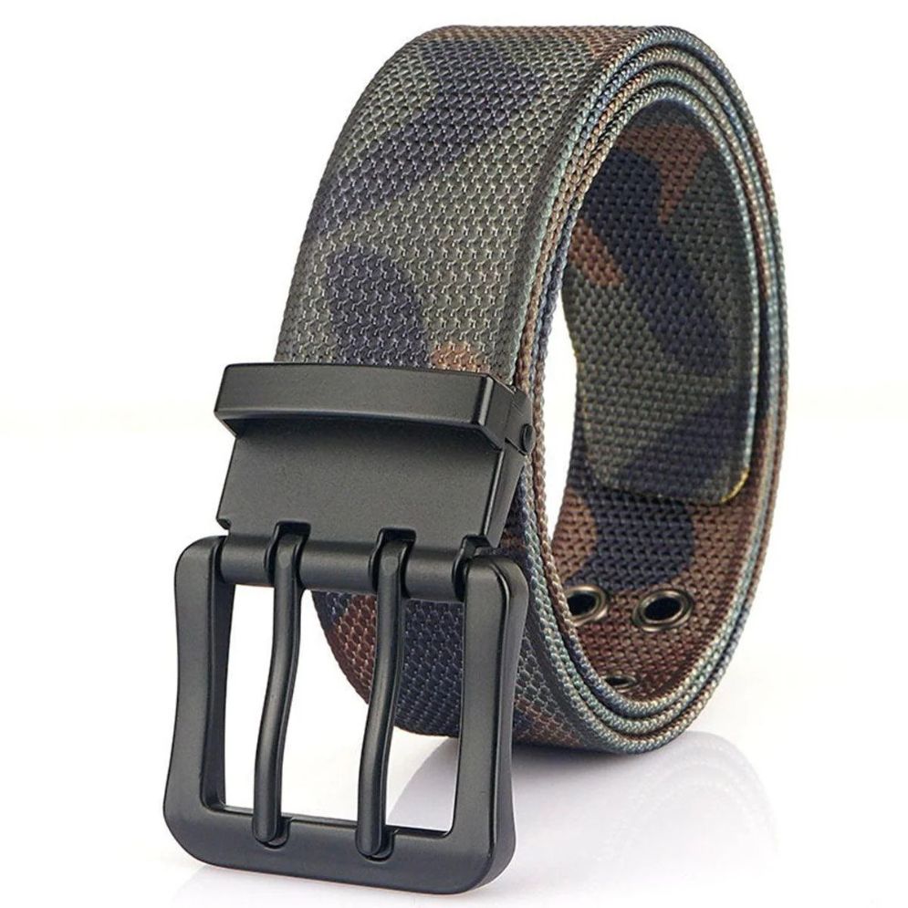 Ceinture Toile Nylon à Double Ardillon Modèle Ketill - La Ceinturerie