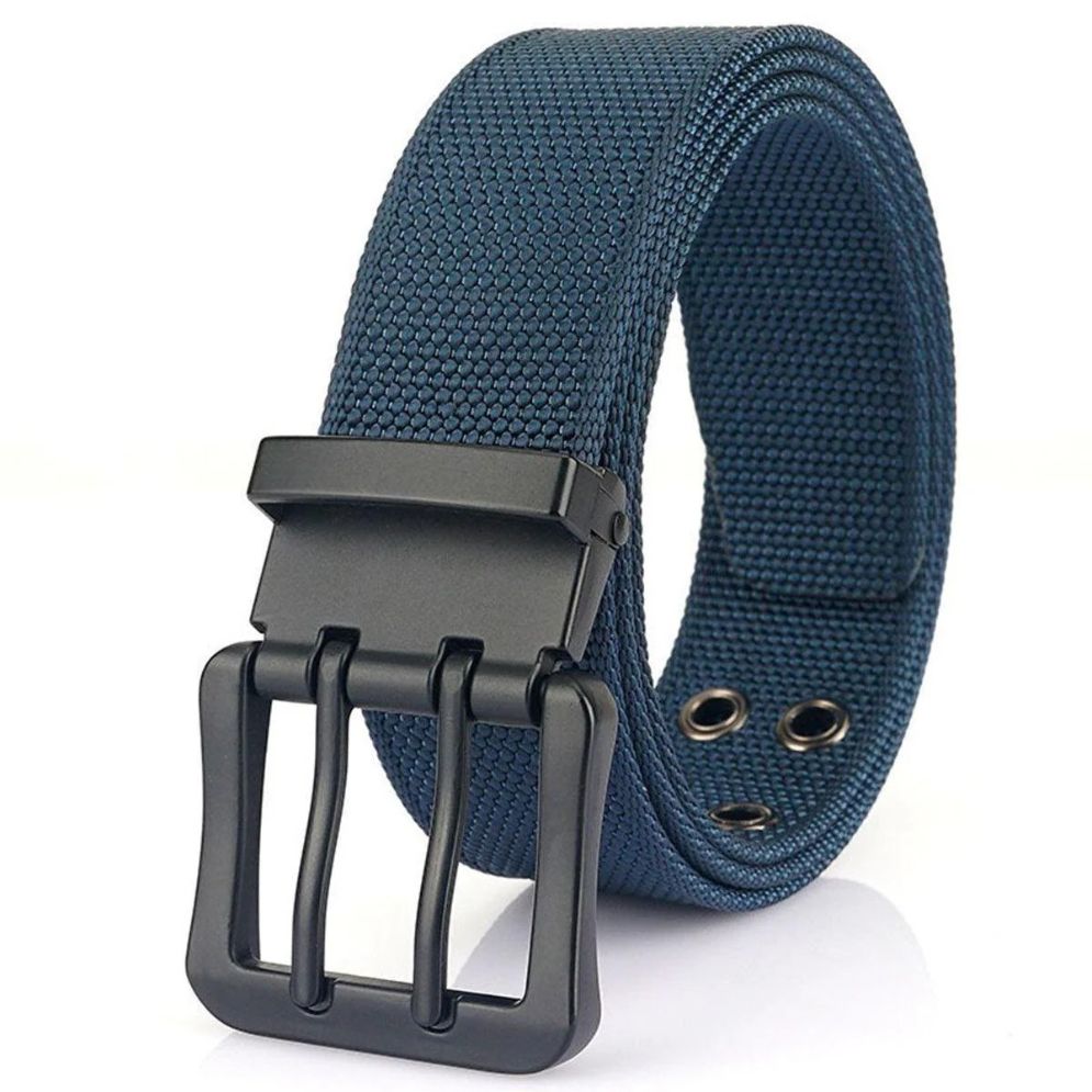 Ceinture Toile Nylon à Double Ardillon Modèle Ketill - La Ceinturerie